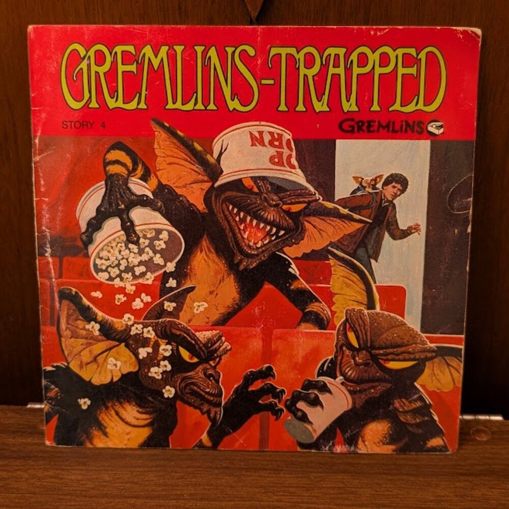 Set of 5 1984 Gremlins 7in. 33.5 RPM Record & Books - Picture 7 of 10